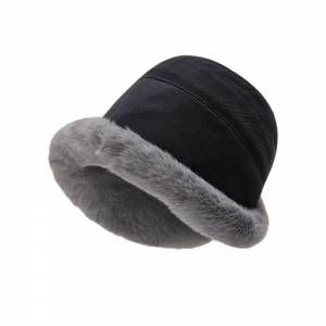 Fur-Lined Bucket Hat