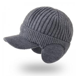 Brim Beanie with Earflap