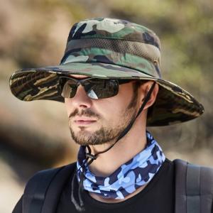 Camouflage Waterproof Mesh Bucket Hat