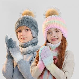 Kids 3-in-1 Winter Set (Hat, Gloves, Scarf)